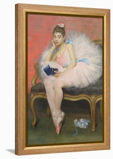 The Present, 1890 (Pastel)-Pierre Carrier-belleuse-Framed Premier Image Canvas