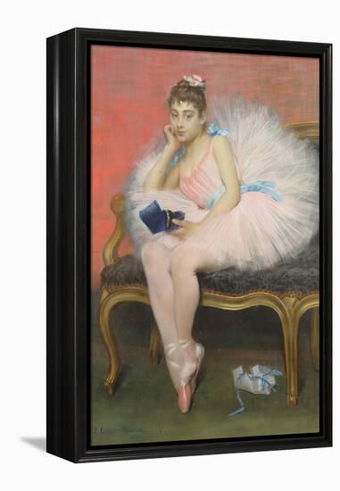 The Present, 1890 (Pastel)-Pierre Carrier-belleuse-Framed Premier Image Canvas