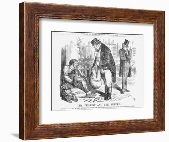 The Present and the Future, 1862-John Tenniel-Framed Giclee Print