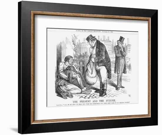 The Present and the Future, 1862-John Tenniel-Framed Giclee Print