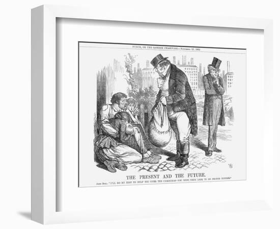 The Present and the Future, 1862-John Tenniel-Framed Giclee Print