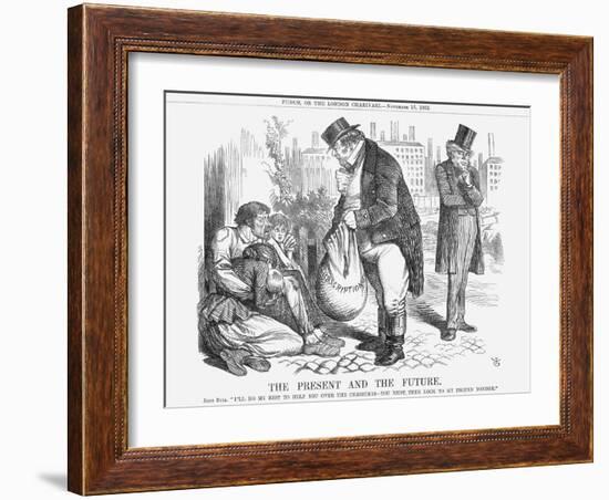 The Present and the Future, 1862-John Tenniel-Framed Giclee Print