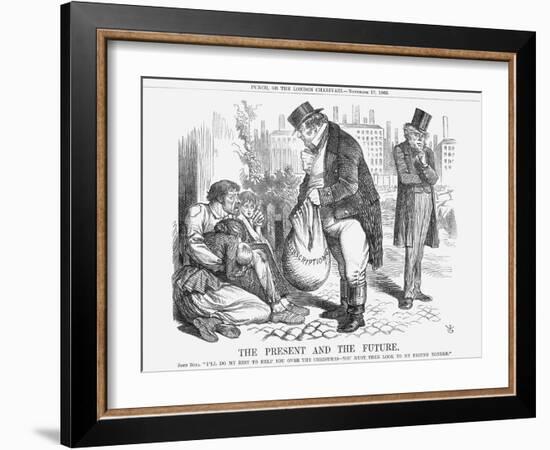 The Present and the Future, 1862-John Tenniel-Framed Giclee Print