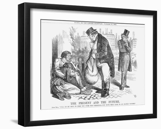 The Present and the Future, 1862-John Tenniel-Framed Giclee Print