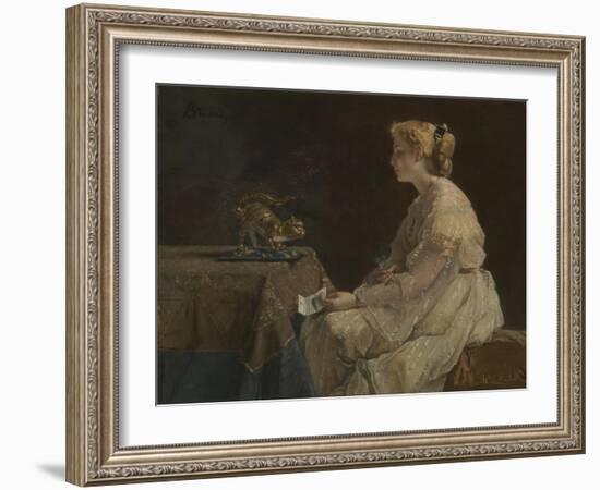 The Present, C. 1870-Alfred Stevens-Framed Giclee Print