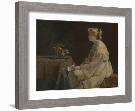 The Present, C. 1870-Alfred Stevens-Framed Giclee Print