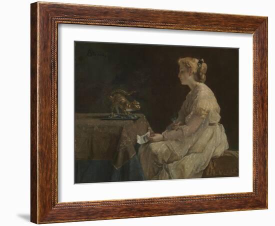 The Present, C. 1870-Alfred Stevens-Framed Giclee Print