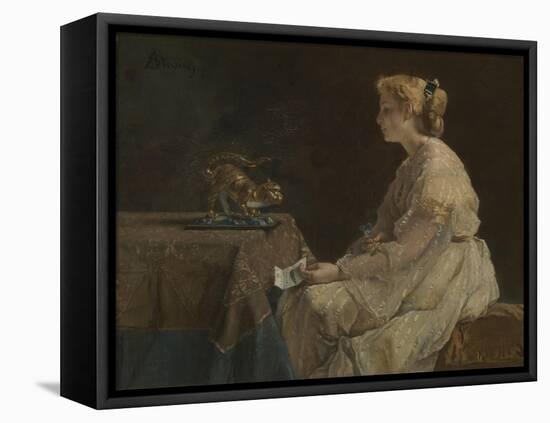 The Present, C. 1870-Alfred Stevens-Framed Premier Image Canvas