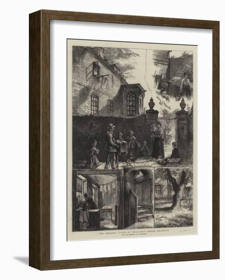 The Present State of the Hogarth's House, Chiswick-William Bazett Murray-Framed Giclee Print