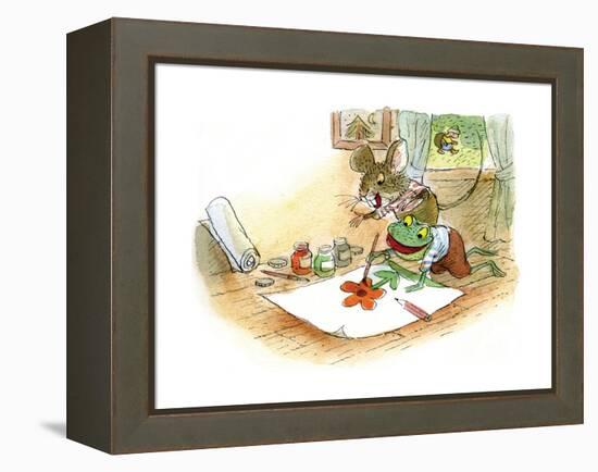 The Present - Turtle-Valeri Gorbachev-Framed Premier Image Canvas