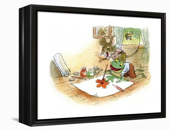 The Present - Turtle-Valeri Gorbachev-Framed Premier Image Canvas