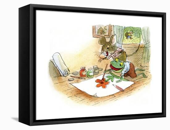 The Present - Turtle-Valeri Gorbachev-Framed Premier Image Canvas