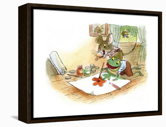 The Present - Turtle-Valeri Gorbachev-Framed Premier Image Canvas