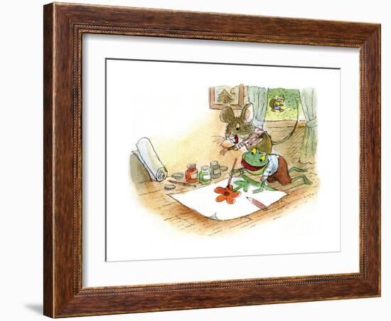 The Present - Turtle-Valeri Gorbachev-Framed Giclee Print