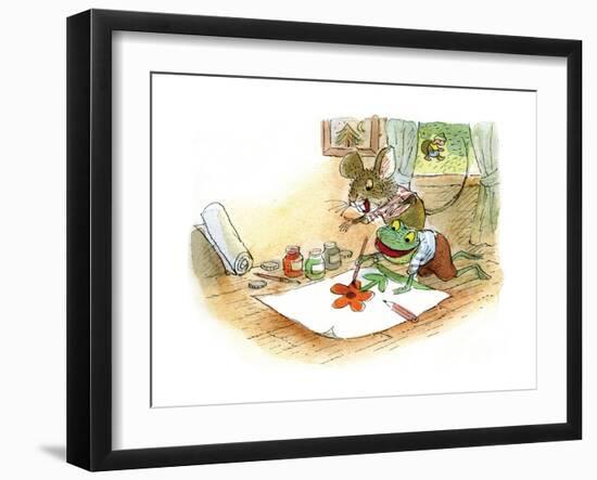 The Present - Turtle-Valeri Gorbachev-Framed Giclee Print