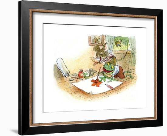 The Present - Turtle-Valeri Gorbachev-Framed Giclee Print