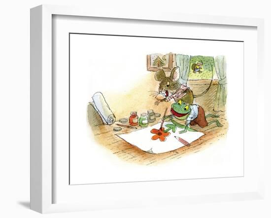 The Present - Turtle-Valeri Gorbachev-Framed Giclee Print