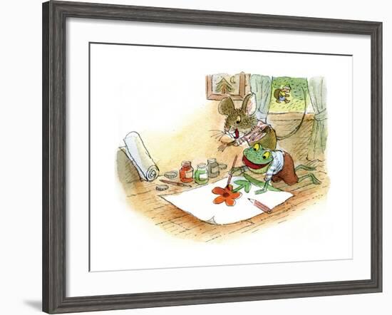 The Present - Turtle-Valeri Gorbachev-Framed Giclee Print