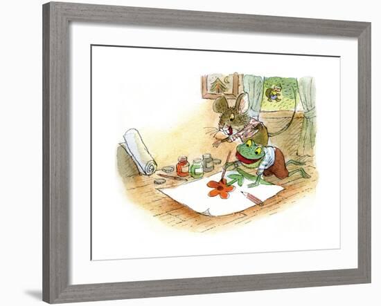 The Present - Turtle-Valeri Gorbachev-Framed Giclee Print