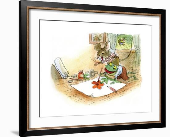 The Present - Turtle-Valeri Gorbachev-Framed Giclee Print