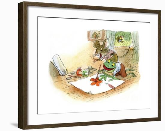 The Present - Turtle-Valeri Gorbachev-Framed Giclee Print