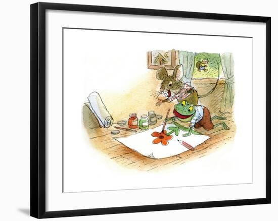 The Present - Turtle-Valeri Gorbachev-Framed Giclee Print