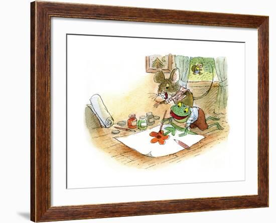 The Present - Turtle-Valeri Gorbachev-Framed Giclee Print