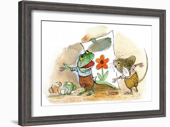 The Present - Turtle-Valeri Gorbachev-Framed Giclee Print