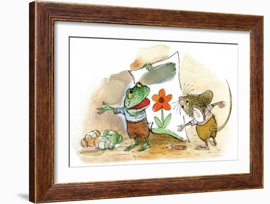 The Present - Turtle-Valeri Gorbachev-Framed Giclee Print