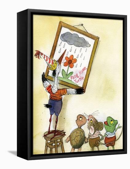 The Present - Turtle-Valeri Gorbachev-Framed Premier Image Canvas