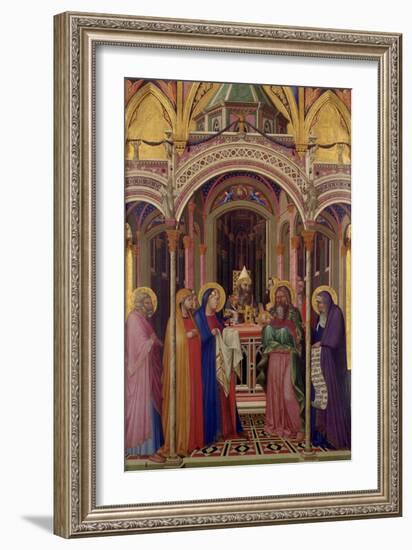 The Presentation in the Temple, 1342-Ambrogio Lorenzetti-Framed Giclee Print