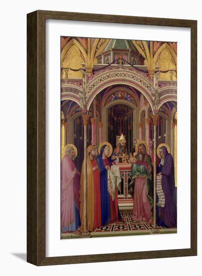 The Presentation in the Temple, 1342-Ambrogio Lorenzetti-Framed Giclee Print