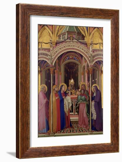 The Presentation in the Temple, 1342-Ambrogio Lorenzetti-Framed Giclee Print