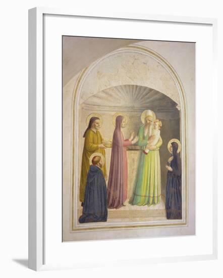 The Presentation in the Temple, 1442-Fra Angelico-Framed Giclee Print