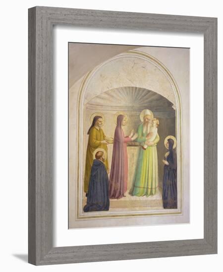 The Presentation in the Temple, 1442-Fra Angelico-Framed Giclee Print