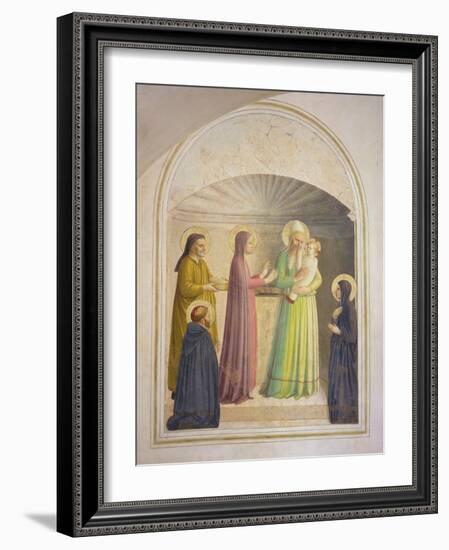 The Presentation in the Temple, 1442-Fra Angelico-Framed Giclee Print