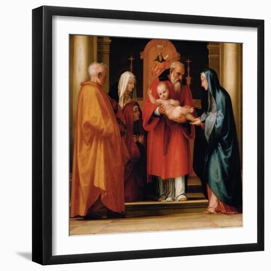 The Presentation in the Temple, 1516-Fra Bartolommeo-Framed Giclee Print