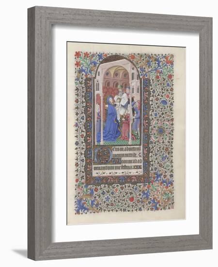 The Presentation in the Temple (Book of Hour), 1440-1460-null-Framed Giclee Print