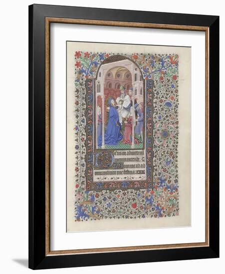 The Presentation in the Temple (Book of Hour), 1440-1460-null-Framed Giclee Print