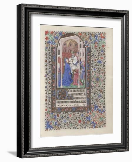 The Presentation in the Temple (Book of Hour), 1440-1460-null-Framed Giclee Print