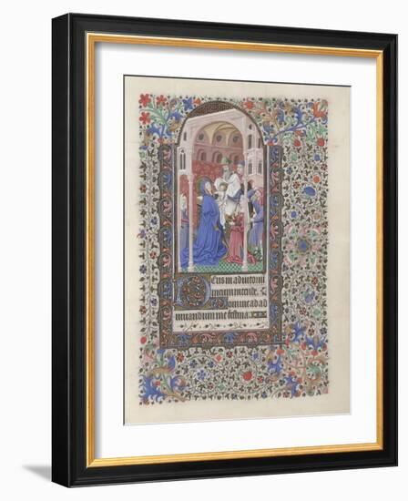 The Presentation in the Temple (Book of Hour), 1440-1460-null-Framed Giclee Print