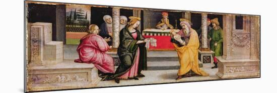 The Presentation in the Temple, C.1510-Pietro Perugino-Mounted Giclee Print