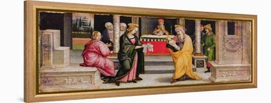 The Presentation in the Temple, C.1510-Pietro Perugino-Framed Premier Image Canvas