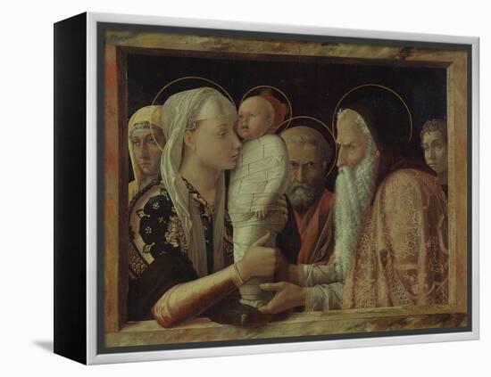 The Presentation in the Temple, Ca 1465-Andrea Mantegna-Framed Premier Image Canvas