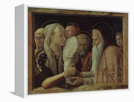 The Presentation in the Temple, Ca 1465-Andrea Mantegna-Framed Premier Image Canvas