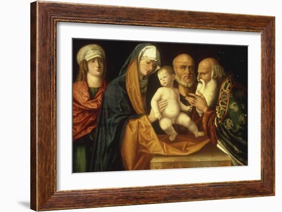 The Presentation in the Temple-Giovanni Bellini-Framed Giclee Print