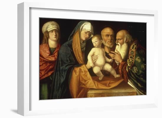 The Presentation in the Temple-Giovanni Bellini-Framed Giclee Print