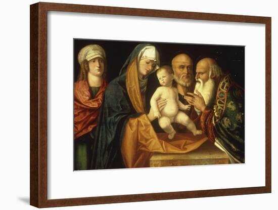 The Presentation in the Temple-Giovanni Bellini-Framed Giclee Print