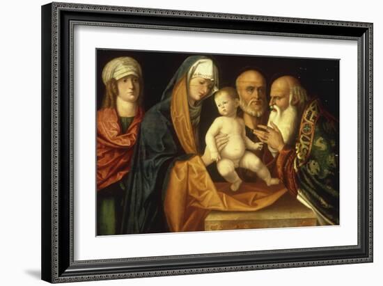 The Presentation in the Temple-Giovanni Bellini-Framed Giclee Print