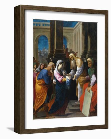 The Presentation in the Temple-Lodovico Carracci-Framed Giclee Print
